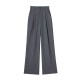 New Spring Autumn Women's Front Pleated High-Waist Casual Pants