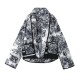 Women's EU-US Autumn Winter Printed Double-Pocket Padded Coat - Short Versatile Style