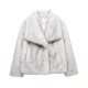 Women's Winter EU-US Fashion Elegant Celebrity Style Faux Fur Coat