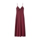 Women's 2026 Spring EU-US Style Satin Texture Backless Solid Color Slip Dress