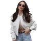 11-Color New Spring Autumn EU-US Style Stand Collar Big Pocket Jacket for Women