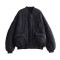 Women's Autumn Winter Fashion Loose Pilot Shoulder Washed Padded Jacket
