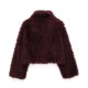 Women's New EU-US Winter Style Fashion Versatile Faux Fur Short Jacket
