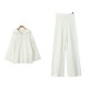 Women's New Autumn Slouchy Loose Big Lapel Knitwear + High-Waist Pants Set
