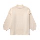 New EU-US Women's Spring Autumn Elegant Crew Neck Minimalist Thin Knitwear