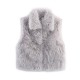 Women's New Autumn Casual Street Style Faux Fur Vest Top