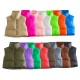9-Color EU-US Women's New Spring Autumn Padded Vest Zipper Stand Collar Gilet