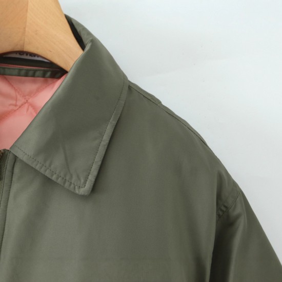 Women's Autumn Winter EU-US Style Lapel Pocket-Detail Padded Jacket