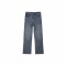 Women's Autumn EU-US Style Rivet-Detail Vintage Washed Flared Denim Pants