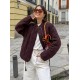 Women's Winter EU-US Style Crew Neck Long Sleeve Loose Casual Padded Coat