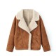 New Autumn Winter Women's Fashion Loose Warm Retro Shearling Jacket