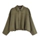 9-Color EU-US Style Spring Autumn Casual Suede Texture Lapel Pilot Jacket for Women