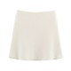 EU-US Fashion Button-Detail Knit Cardigan + High-Waist Mini Skirt Set for Women