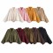 9-Color EU-US Style Spring Autumn Casual Suede Texture Lapel Pilot Jacket for Women