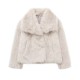 Women's Winter EU-US Fashion Elegant Celebrity Style Faux Fur Coat