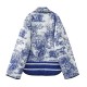 Women's EU-US Autumn Winter Printed Double-Pocket Padded Coat - Short Versatile Style