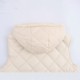 New Winter Women's EU-US Retro Cable Knit Quilted Patchwork Hooded Cardigan Vest