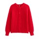 Women's Y2K EU-US Style New Autumn Solid Color Long Sleeve Knit Sweater Cardigan