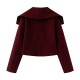 Women's Autumn EU-US Style Street Fashion Casual Wool Blend Jacket